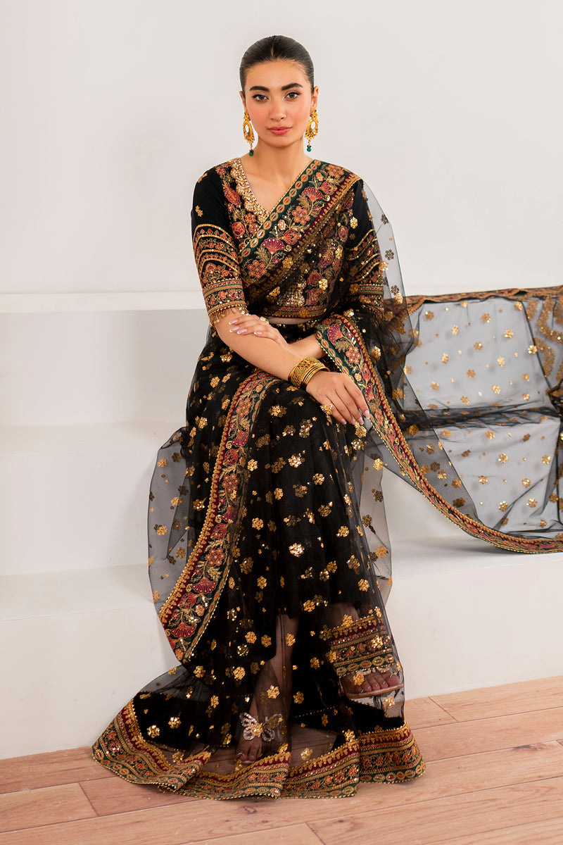 Baroque | Formal Collection | NET UF-700 -  Baroque Ladies Clothes - Original Designer Dress - House of Maryam