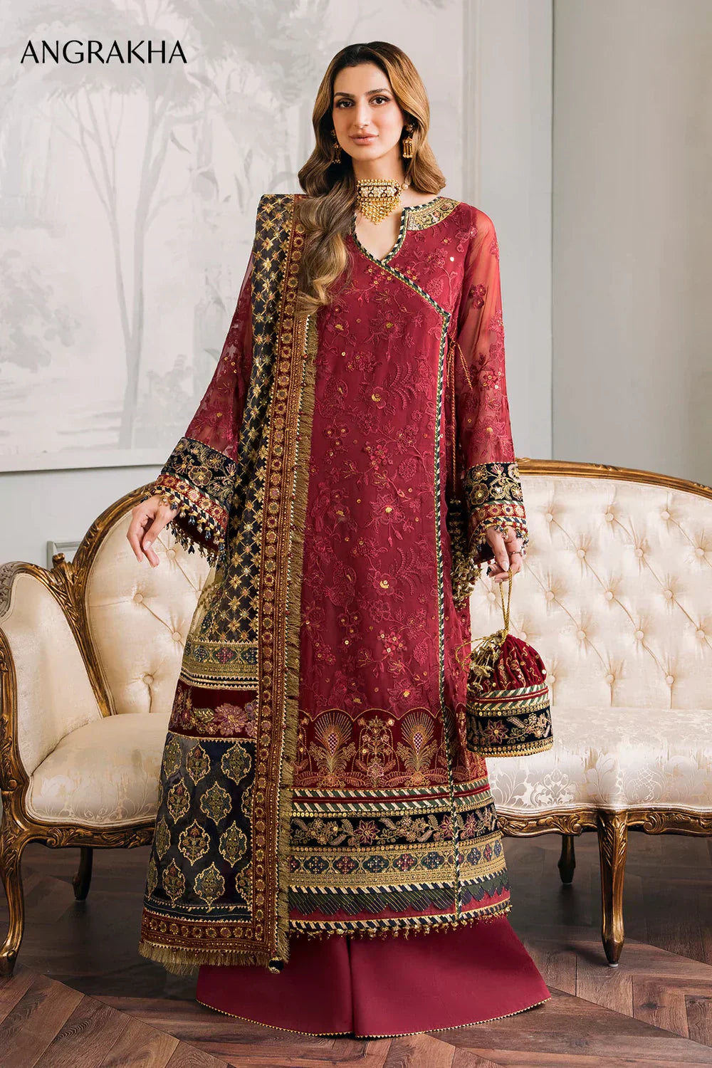 Baroque | Chantelle Embroidered Collection | CH12-07 by Designer Baroque - House of Maryam - Pakistani Designer Ethnic Wear in {{ shop.shopifyCountryName }}