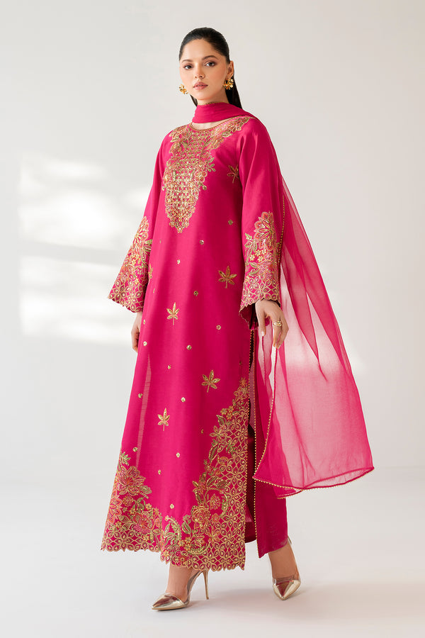 Baroque | Luxury Pret 25 | EMBROIDERED RAW SILK PR-1165, image 4