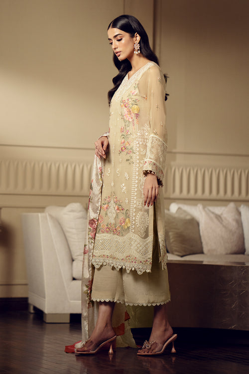 Baroque | Luxury Pret 24 | CHIFFON UF-513 -  Baroque Luxury - Original Designer Dress - House of Maryam