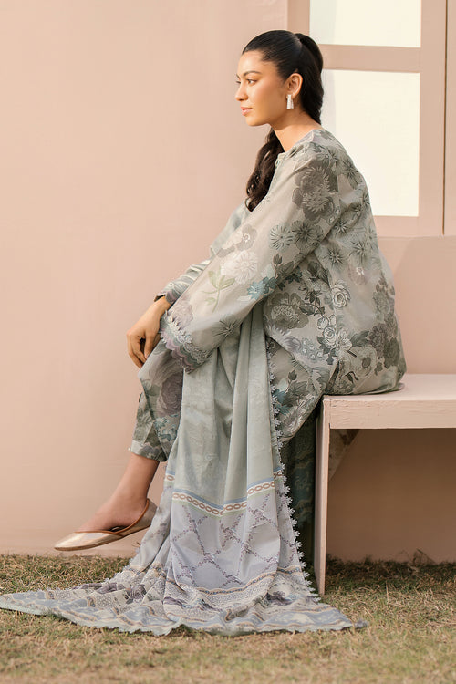 Baroque | Luxury Pret 24 | LAWN UF-605 -  Baroque Luxury - Original Designer Dress - House of Maryam