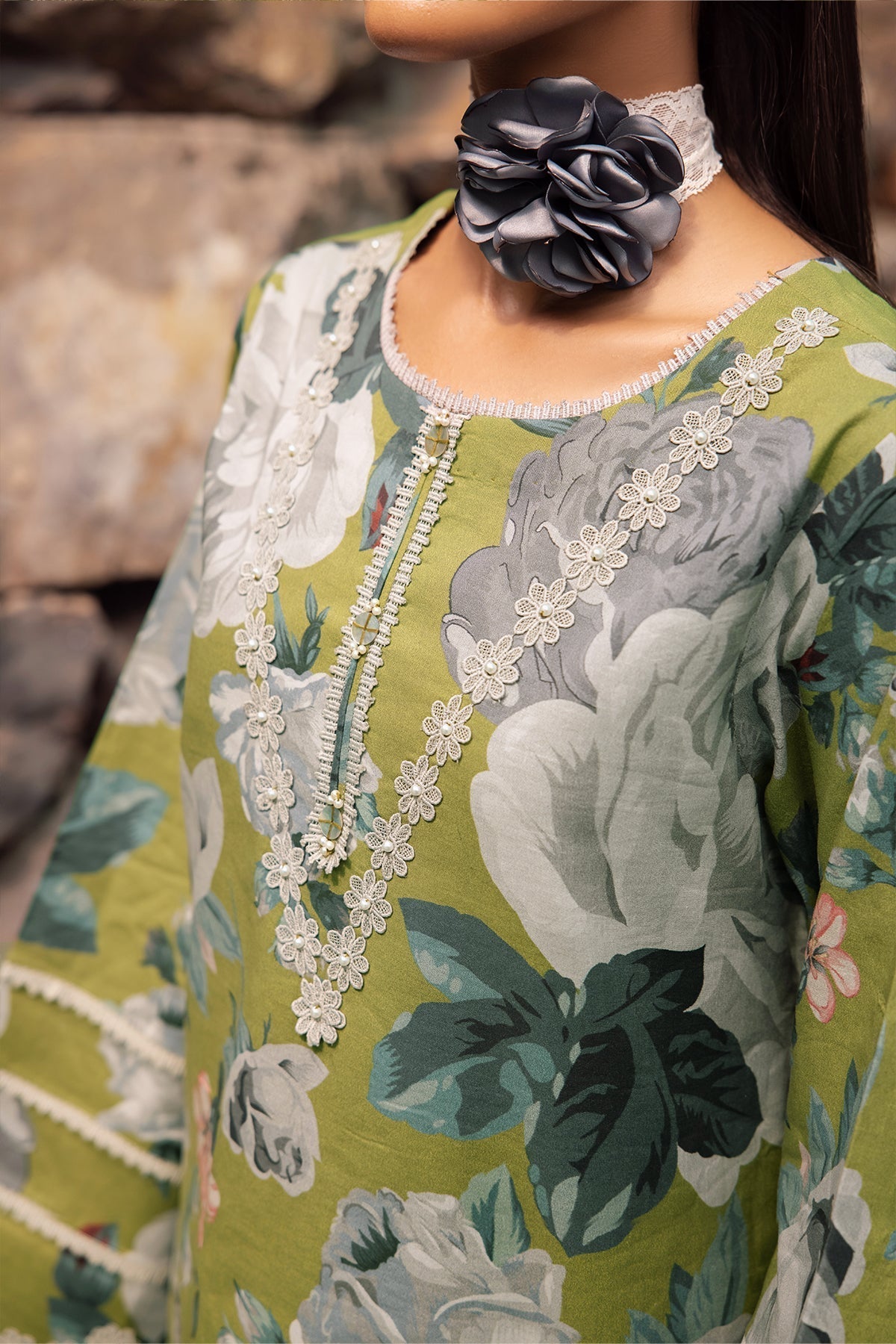 Alizeh | Sheen Lawn Prints 24 | JAZMIN -  Alizeh Casuals - Original Designer Dress - House of Maryam