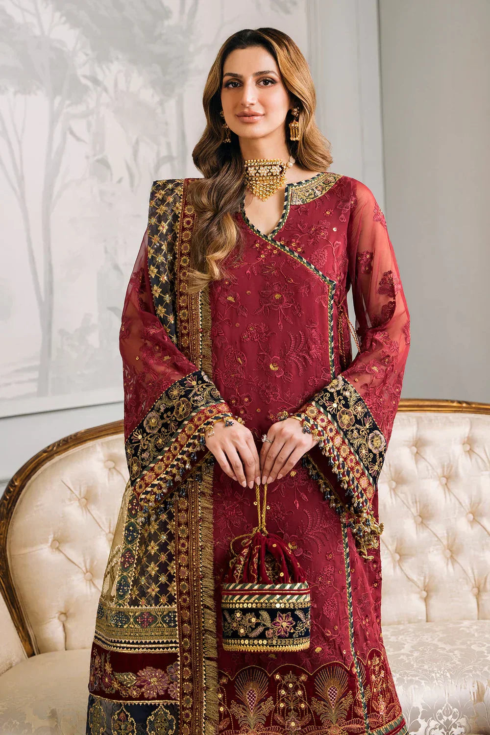 Baroque | Chantelle Embroidered Collection | CH12-07 by Designer Baroque - House of Maryam - Pakistani Designer Ethnic Wear in {{ shop.shopifyCountryName }}