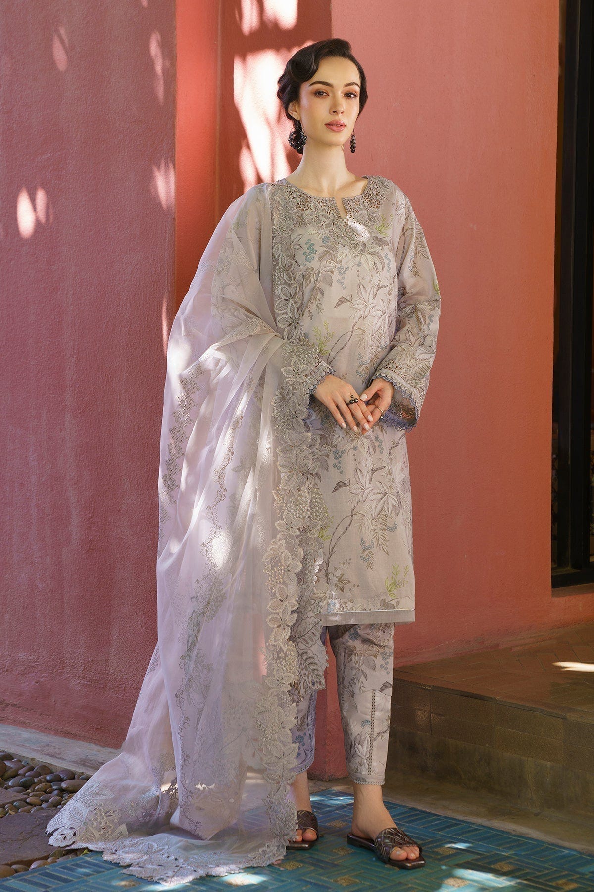 Baroque | Lawn Collection 24 | UF-578 -  Baroque Luxury - Original Designer Dress - House of Maryam