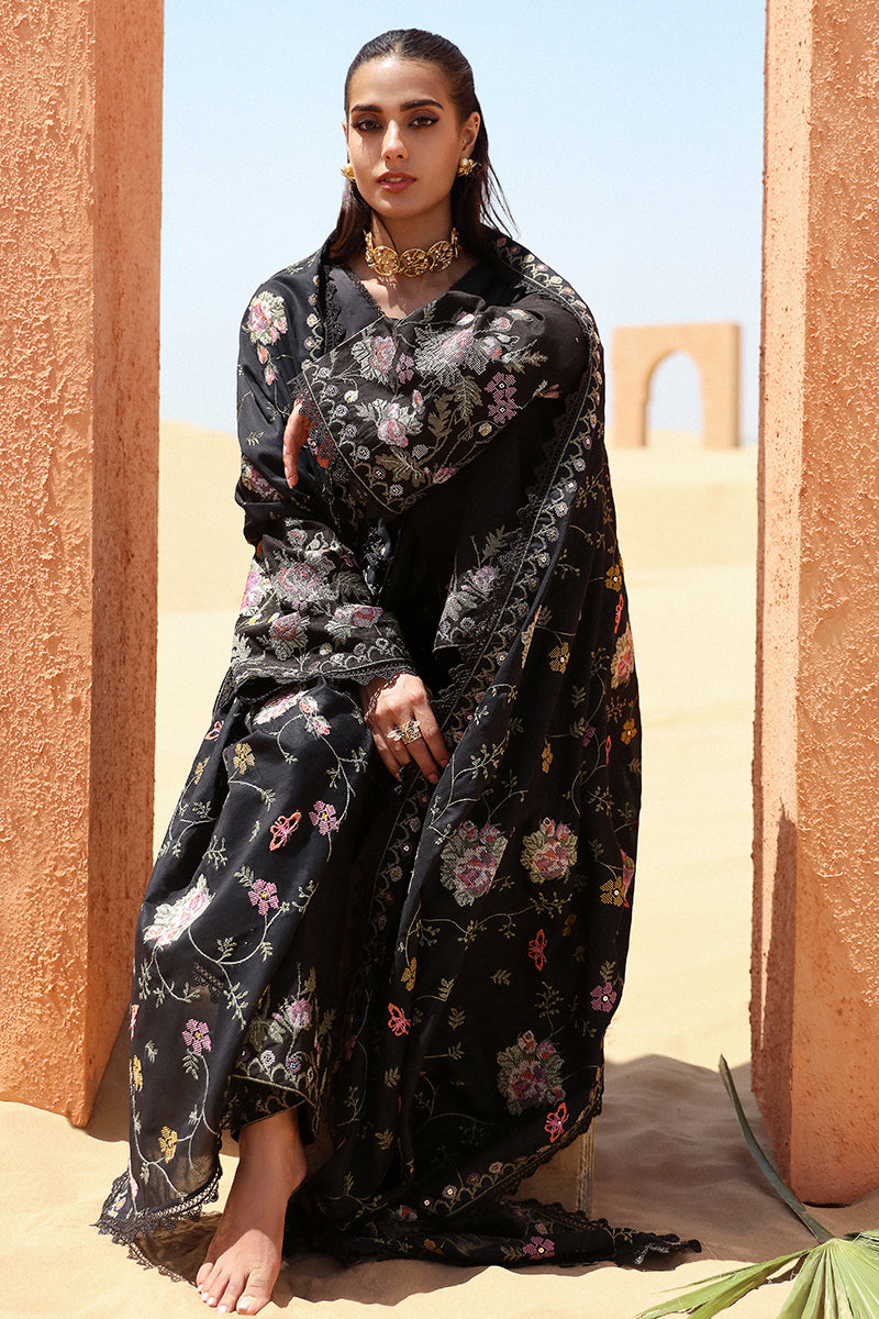 Cross Stitch | Eid Lawn 24 | DEEP SHADOW -  Cross Stitch Luxury - Original Designer Dress - House of Maryam