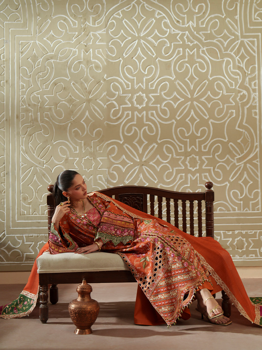 Bin Ilyas | Mashriq Luxury Lawn 26 | D-116-A, image 5