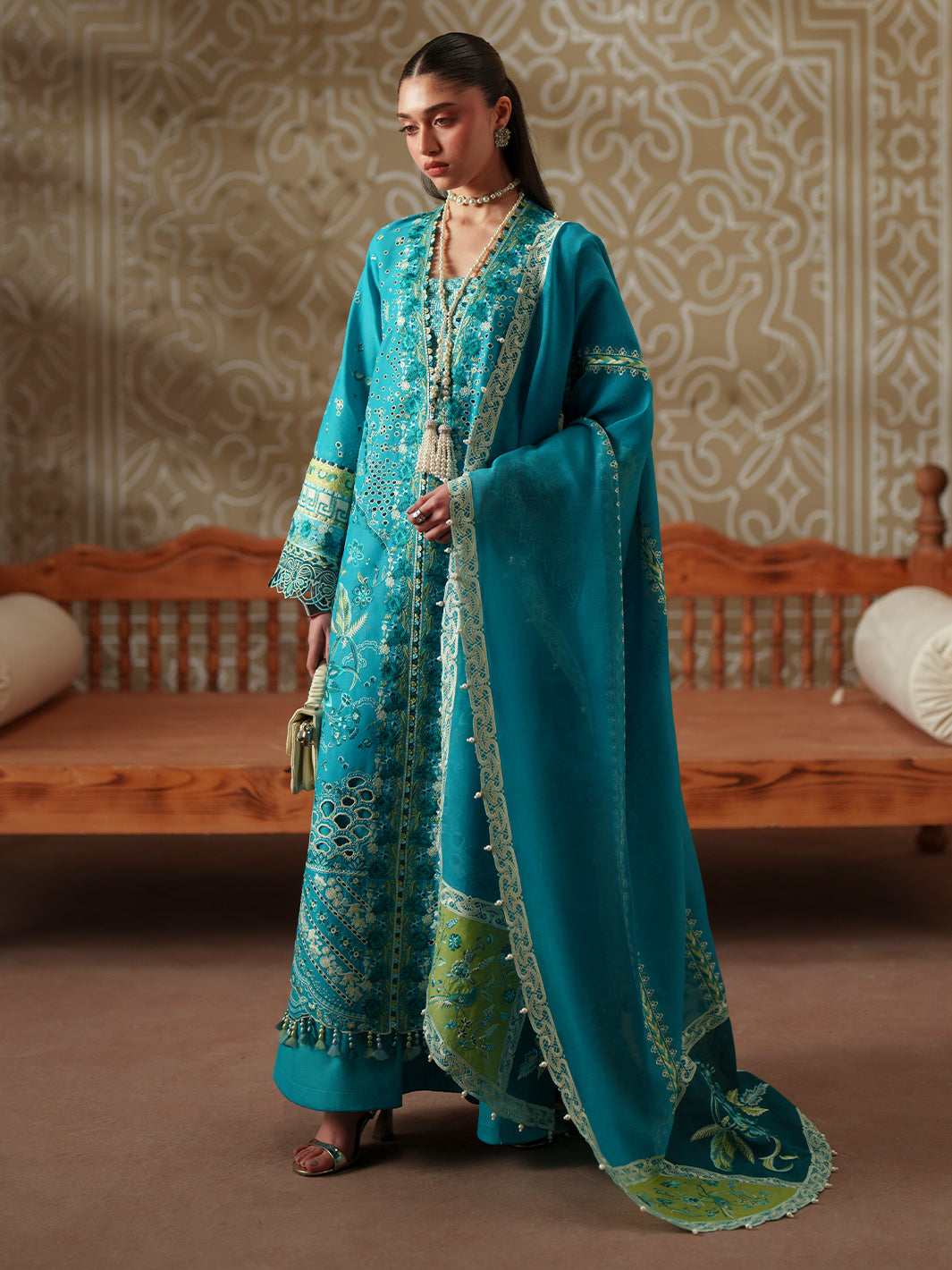 Bin Ilyas | Mashriq Luxury Lawn 26 | D-116-B-1