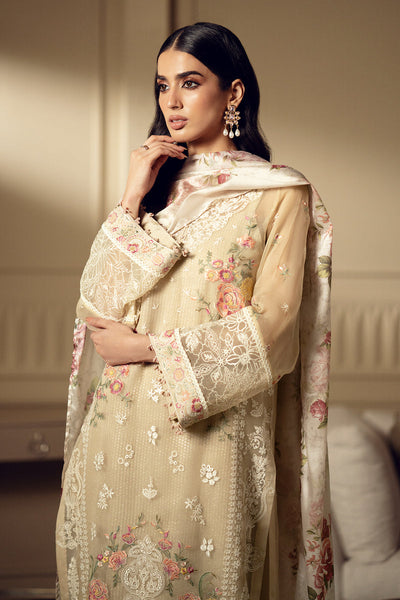 Baroque | Luxury Pret 24 | CHIFFON UF-513 -  Baroque Luxury - Original Designer Dress - House of Maryam