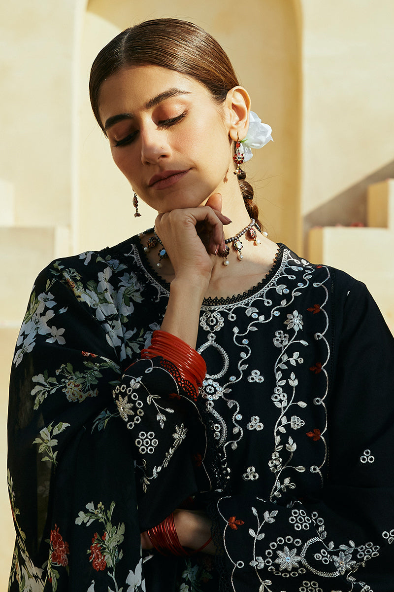 Cross Stitch | Premium Lawn 24 | RUSTIC AURA -  Cross Stitch Formal - Original Designer Dress - House of Maryam