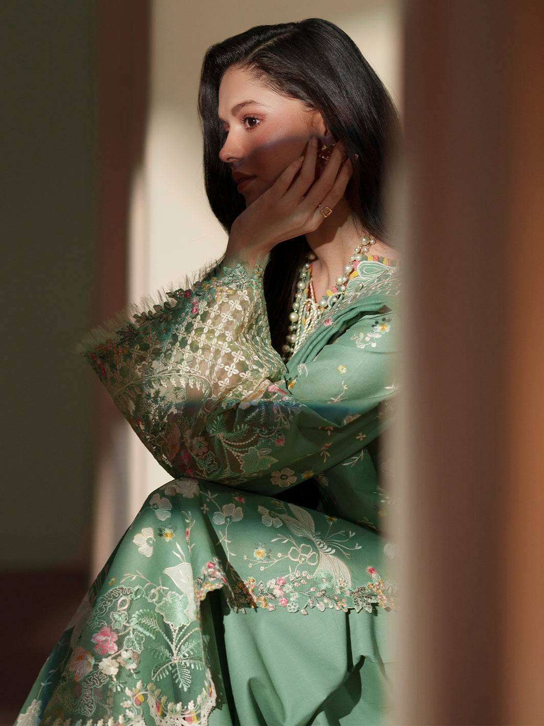 Bin Ilyas | Mashriq Luxury Lawn 26 | D-117-A, image 6