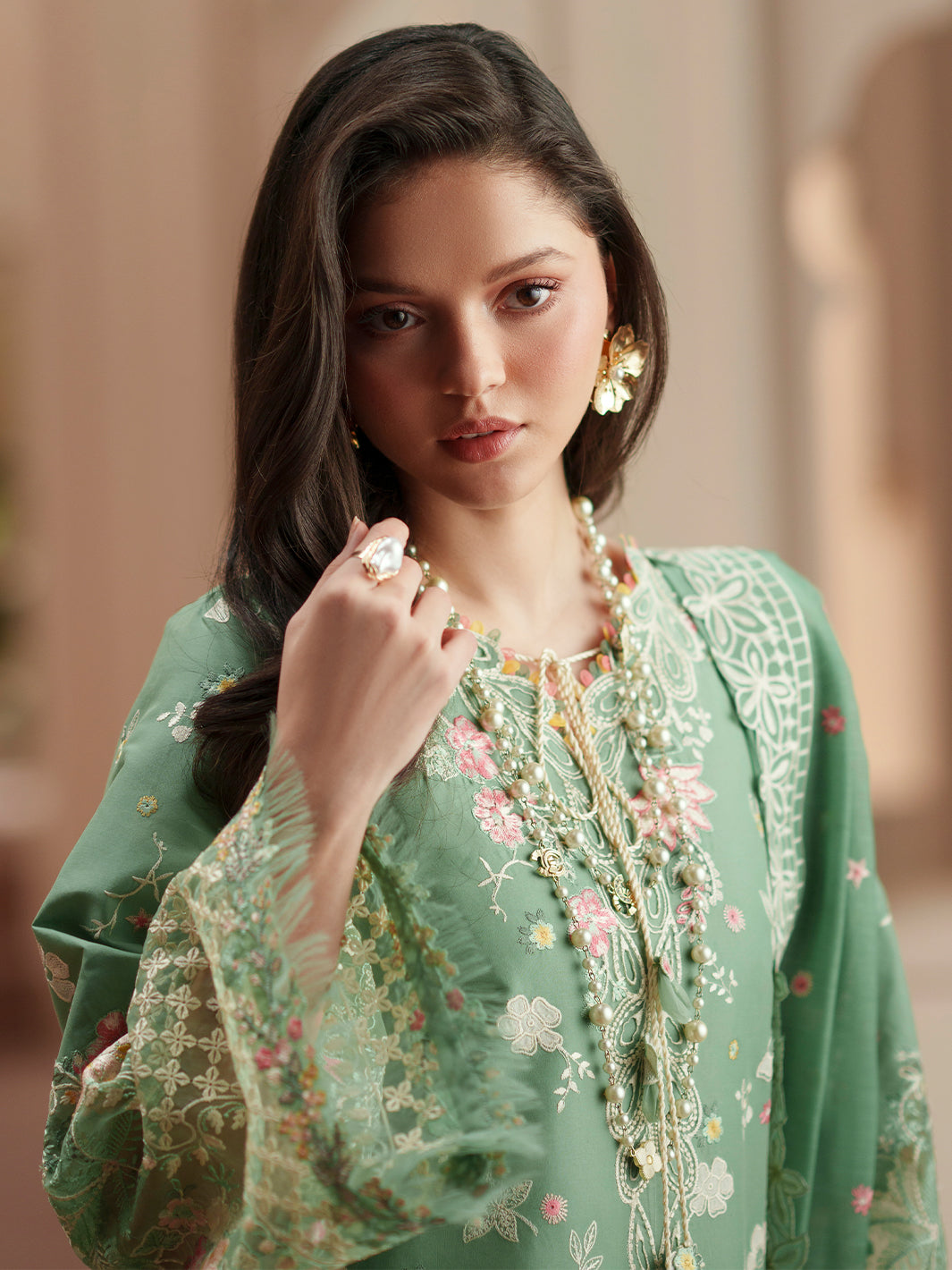 Bin Ilyas | Mashriq Luxury Lawn 26 | D-117-A, image 5