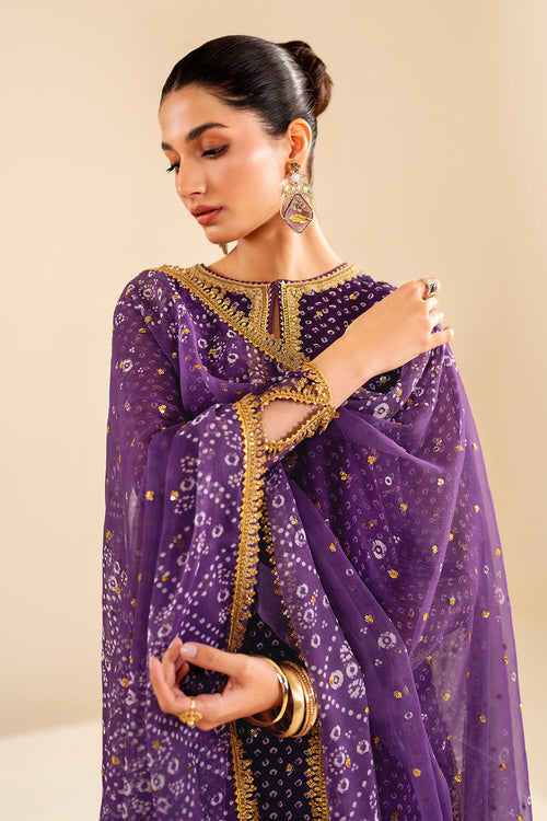 Baroque | Luxury Pret 24 | CHIFFON UF-625 -  Baroque Luxury - Original Designer Dress - House of Maryam