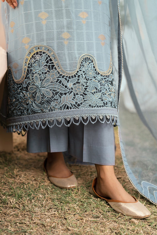 Baroque | Luxury Pret 24 | JACQUARD LAWN UF-606 -  Baroque Luxury - Original Designer Dress - House of Maryam
