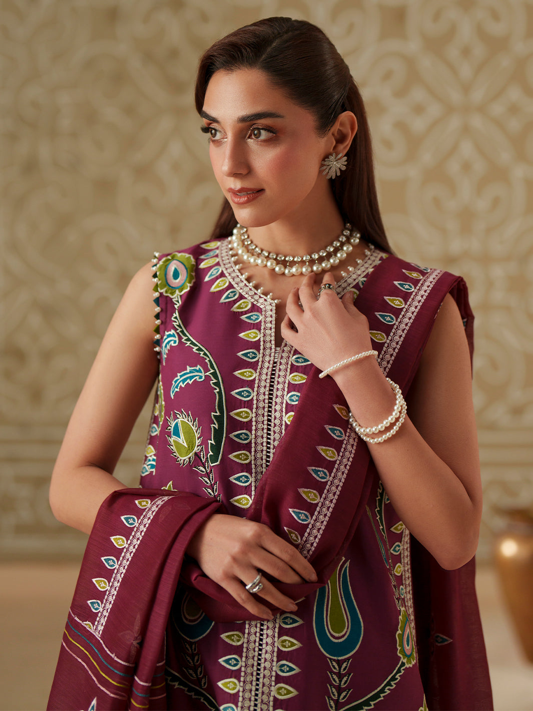 Bin Ilyas | Mashriq Luxury Lawn 26 | D-118-A, image 5