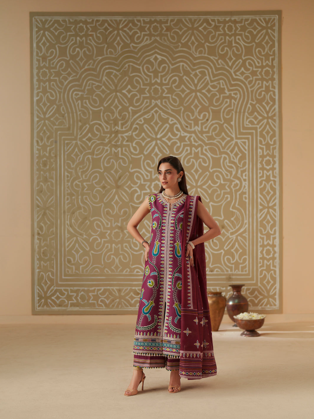 Bin Ilyas | Mashriq Luxury Lawn 26 | D-118-A, image 6