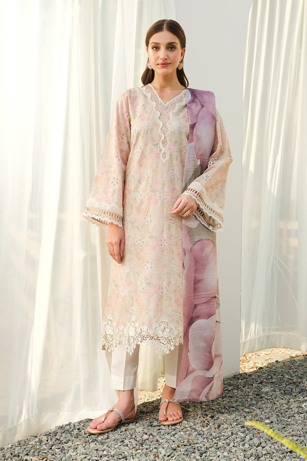 Baroque | Luxury Pret 24 | LAWN UF-660 -  Baroque Luxury - Original Designer Dress - House of Maryam