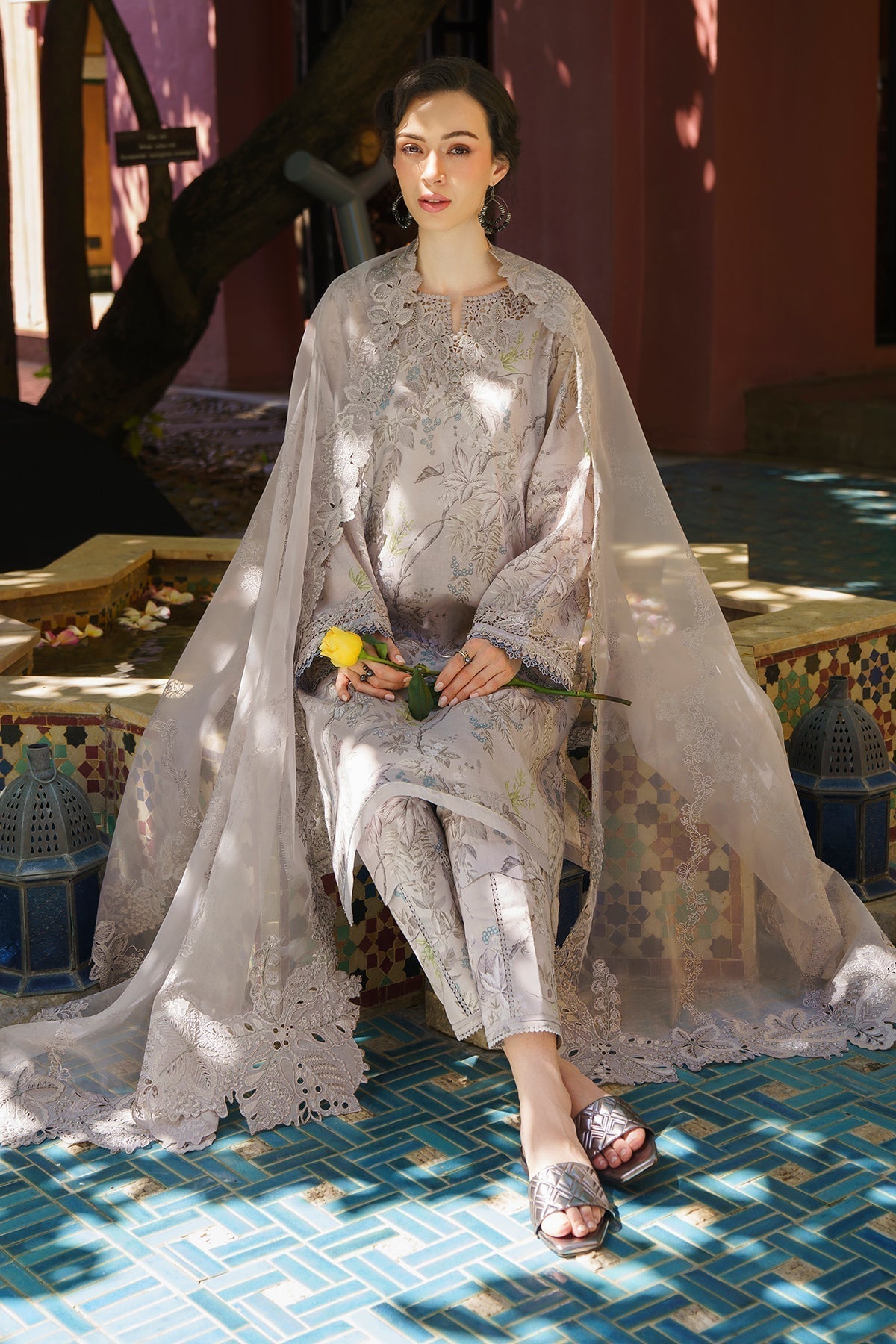 Baroque | Lawn Collection 24 | UF-578 -  Baroque Luxury - Original Designer Dress - House of Maryam