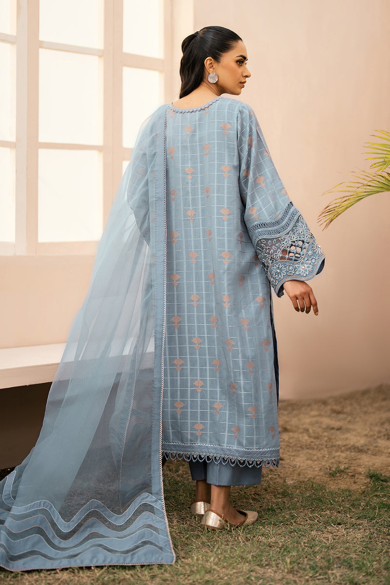 Baroque | Luxury Pret 24 | JACQUARD LAWN UF-606 -  Baroque Luxury - Original Designer Dress - House of Maryam