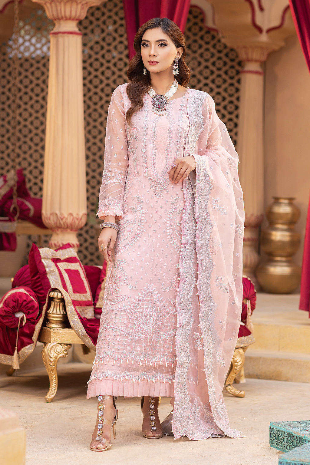 Neeshay | Dastgah Festive Formals | MEHR by Designer Neeshay - House of Maryam - Pakistani Designer Ethnic Wear in {{ shop.shopifyCountryName }}