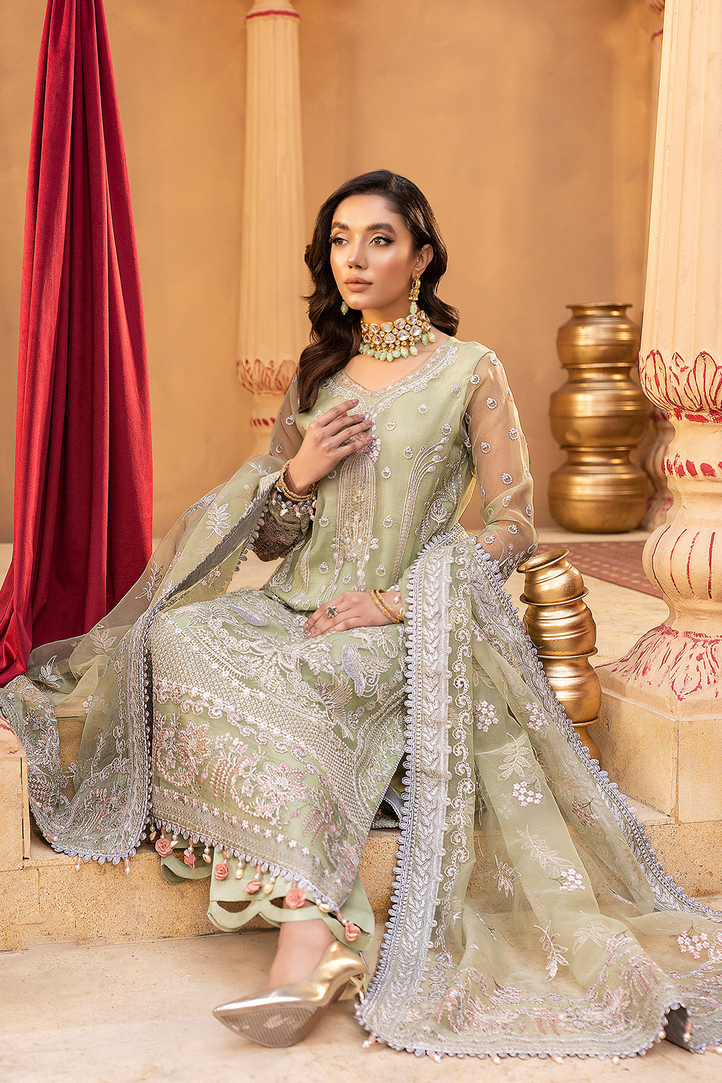 Neeshay | Dastgah Festive Formals | RANG-E-BAHAR -  Neeshay Formal - Original Designer Dress - House of Maryam