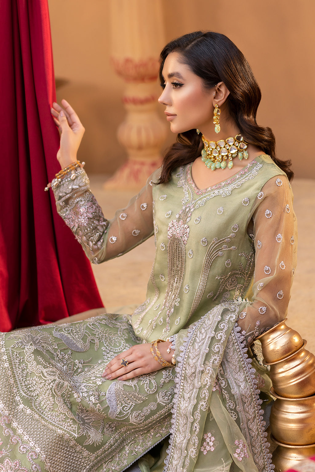 Neeshay | Dastgah Festive Formals | RANG-E-BAHAR by Neeshay - House of Maryam