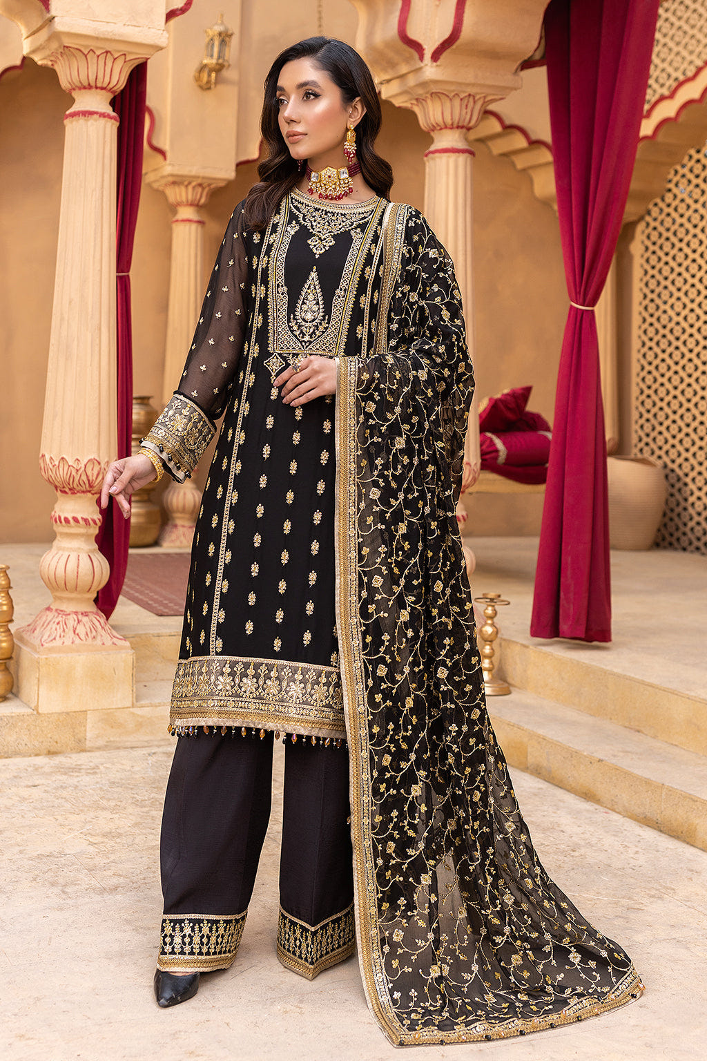 Neeshay | Dastgah Festive Formals | LEILA -  Neeshay Formal - Original Designer Dress - House of Maryam
