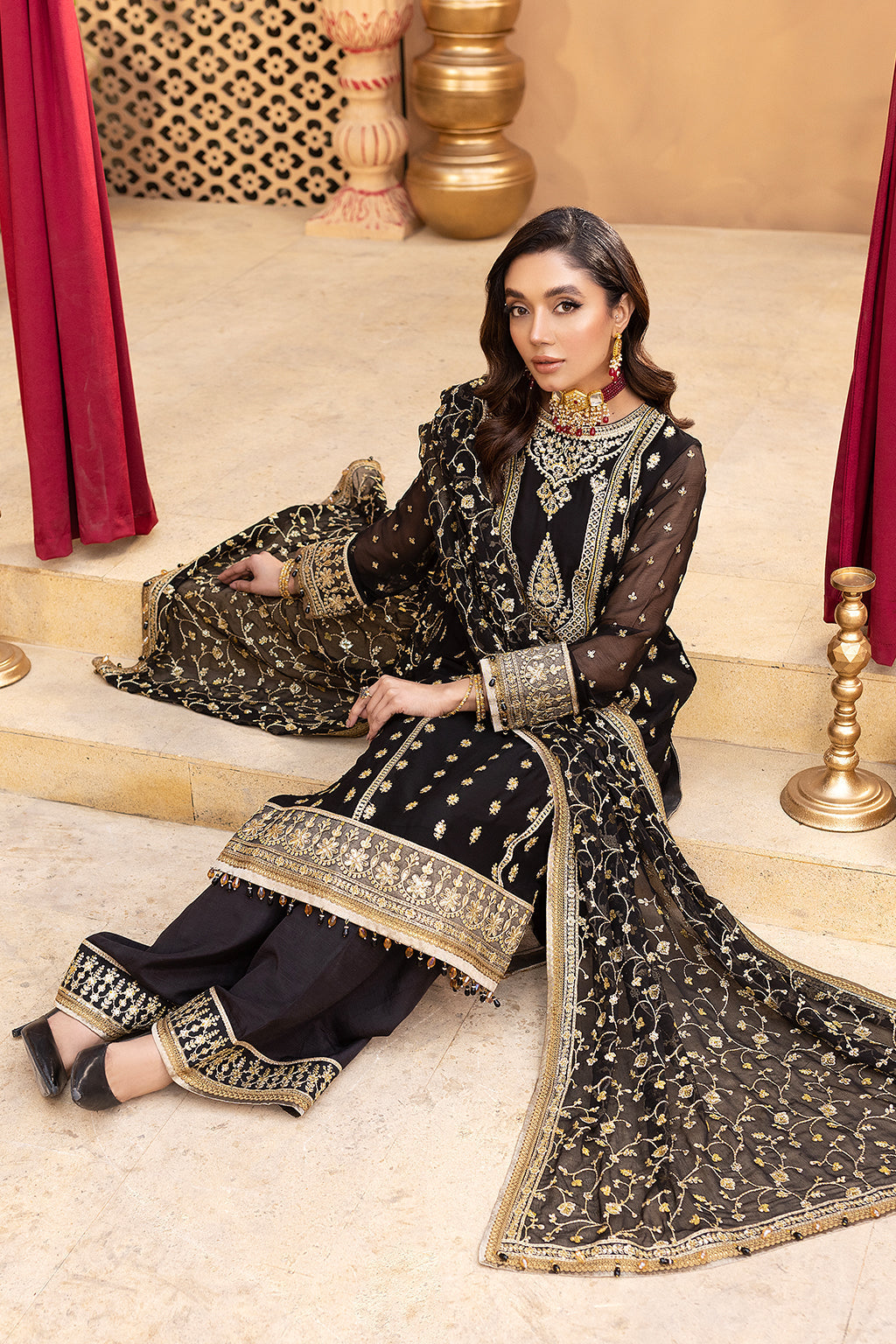 Neeshay | Dastgah Festive Formals | LEILA -  Neeshay Formal - Original Designer Dress - House of Maryam
