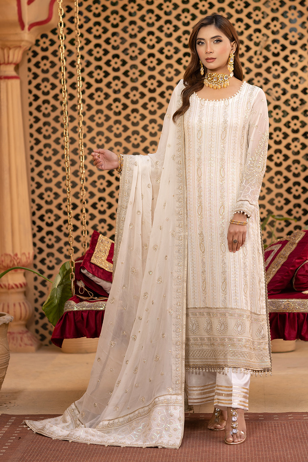 Neeshay | Dastgah Festive Formals | SHABNAM by Neeshay - House of Maryam