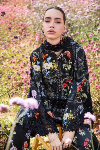 Maria B | M Prints 25 | MPT-2511-B -  Maria B Ladies Clothes - Original Designer Dress - House of Maryam