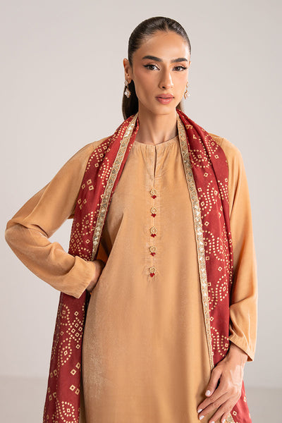Cross Stitch | Exclusive Pret | Saffron Dust-2PC (Shirt & Dupatta)