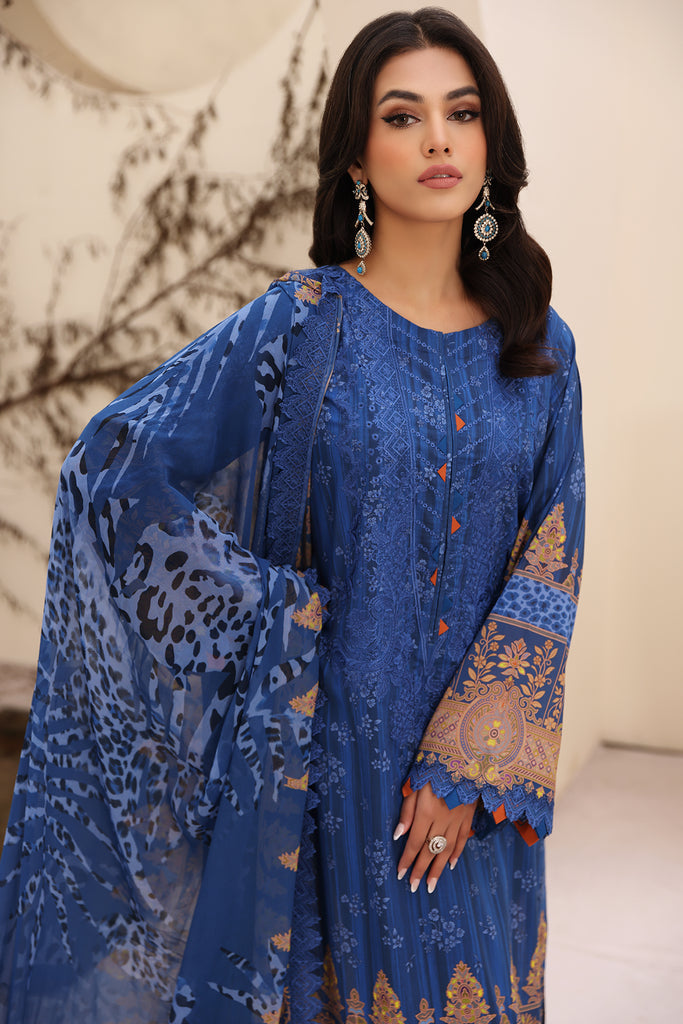 Charizma | Naranji Embroidered Lawn 24 | CN4-005 -  Charizma Luxury - Original Designer Dress - House of Maryam