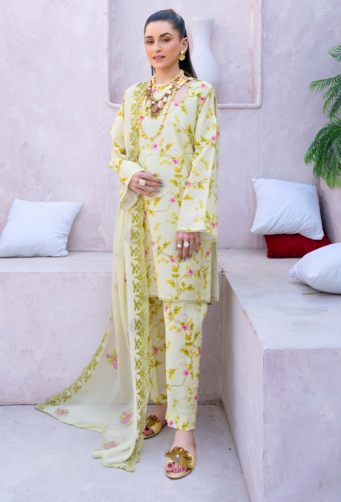 Humdum | Gardenia Lawn 24 | PLG 3 - D07 by Designer HumDum - House of Maryam - Pakistani Designer Ethnic Wear in {{ shop.shopifyCountryName }}