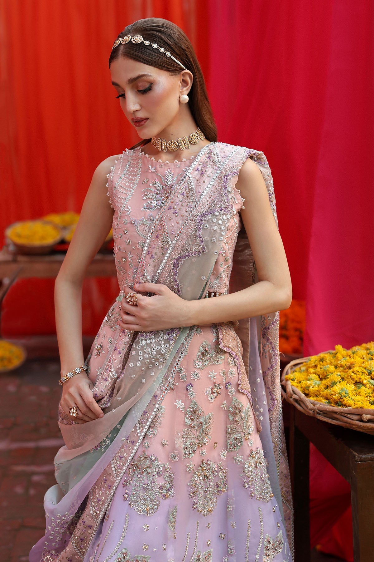 Nureh | Jhoomro 25' | NL-81 Daria -  Nureh jhoomro 25 - Original Designer Dress - House of Maryam