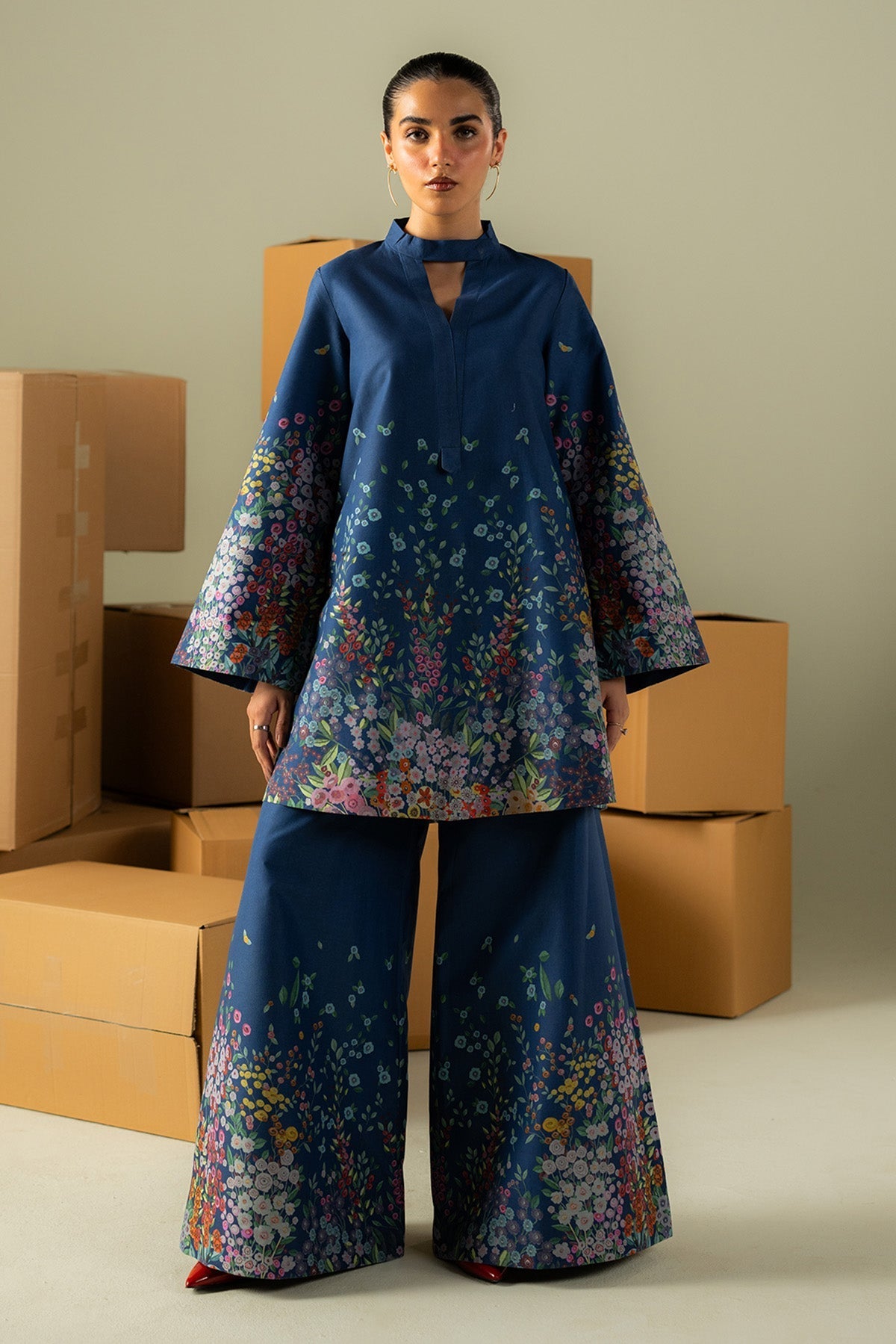Afrozeh | Coords 25 | Muted -  Afrozeh Ladies Clothes - Original Designer Dress - House of Maryam