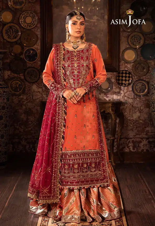 Asim Jofa | Makhmal Wedding Velvet 23 | AJMM-01 by Designer Asim Jofa - House of Maryam - Pakistani Designer Ethnic Wear in {{ shop.shopifyCountryName }}