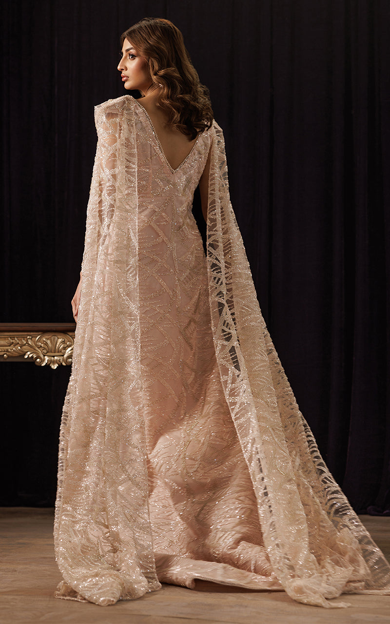 Threads and Motifs | Formal Dresses 25 | Net Embroidered Jacket with Embroidered Tube & Trouser -  Threads and Motifs Ladies Clothes - Original Designer Dress - House of Maryam