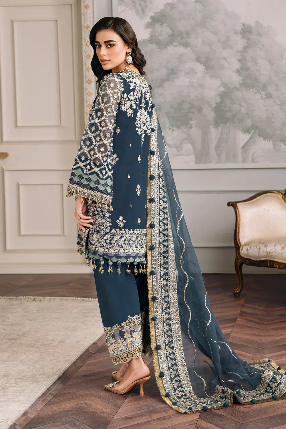 Baroque | Chantelle Embroidered Collection | CH12-01 -  Baroque Formal - Original Designer Dress - House of Maryam