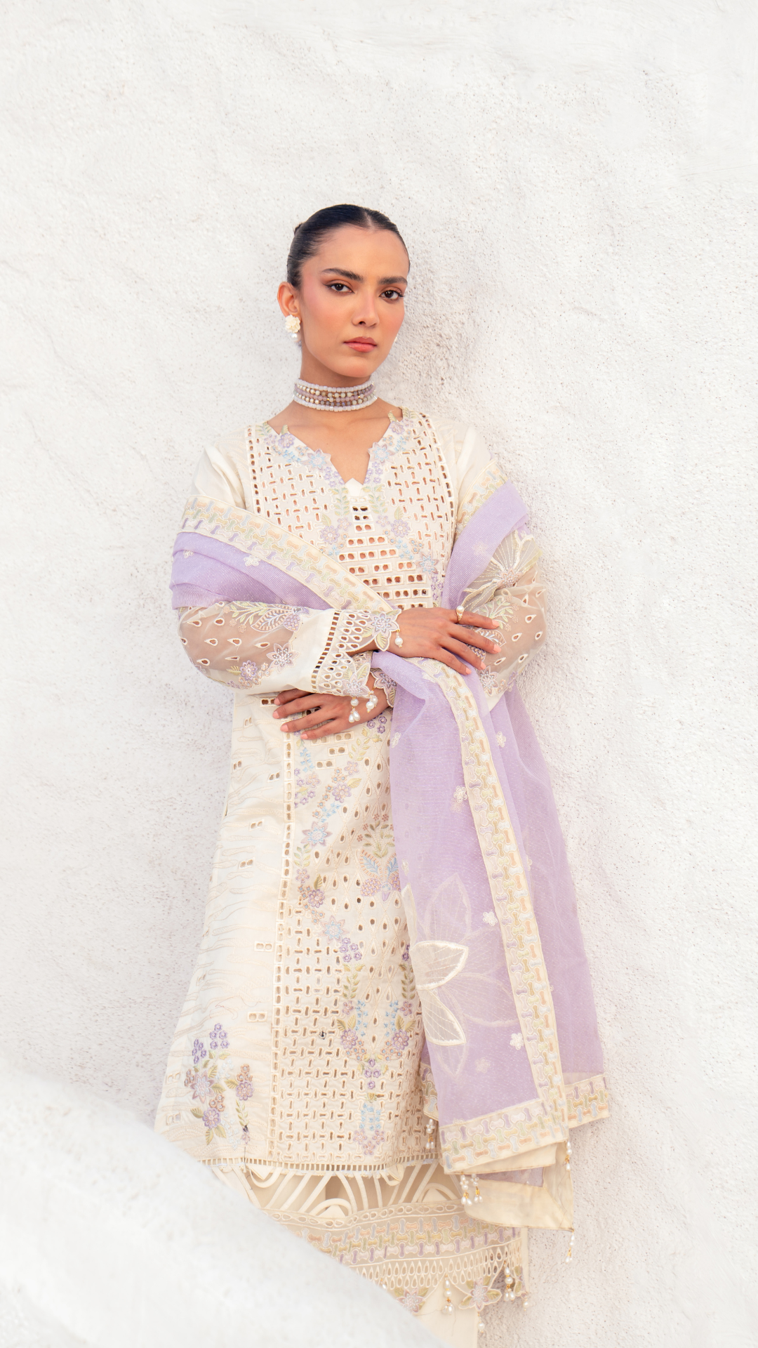 Zebtan | ZA-07 | Anaya Lawn -  Zebtan Luxury Lawn - Original Designer Dress - House of Maryam
