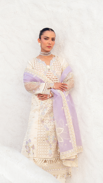 Zebtan | ZA-07 | Anaya Lawn -  Zebtan Luxury Lawn - Original Designer Dress - House of Maryam