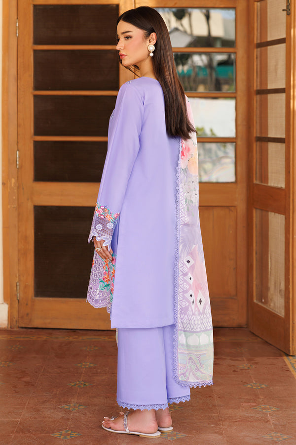 Farasha | Summer Weaves Embroidered Lawn | Lavender Dew -  Farasha Ladies Clothes - Original Designer Dress - House of Maryam