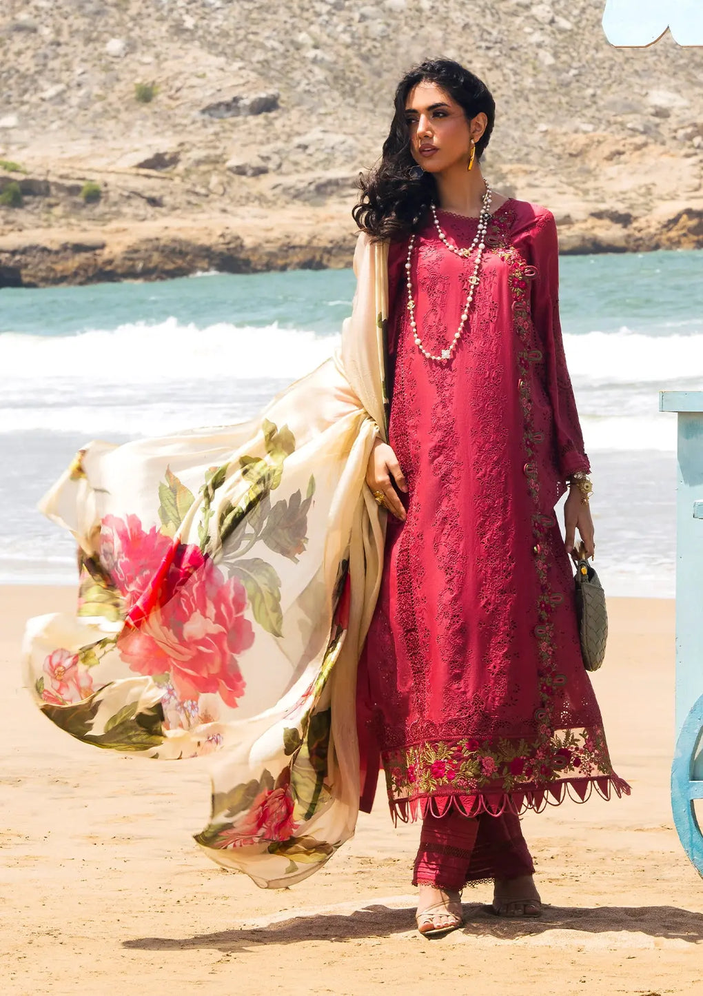 Elaf Premium | Hai Kuch Festive Lawn 24 | EHK-05 Naaz -  Elaf Premium Luxury - Original Designer Dress - House of Maryam