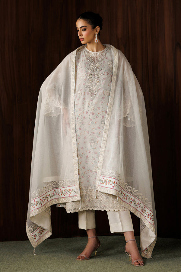 Baroque | Formals Collection | EMBROIDERED COTTON NET UF-4440, image 4