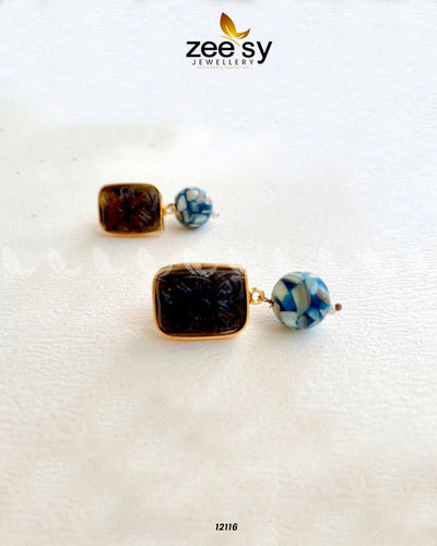Petite Gems Earrings -  Zeesy Earrings - Original Designer Dress - House of Maryam