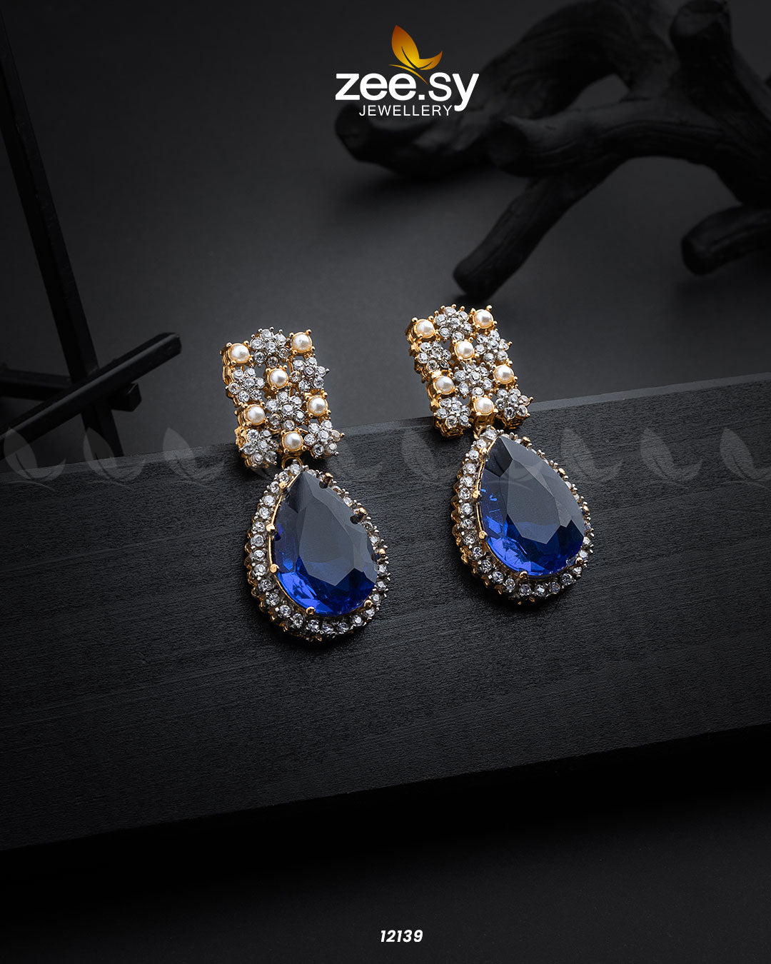 Amulet Earrings -  Zeesy Earrings - Original Designer Dress - House of Maryam