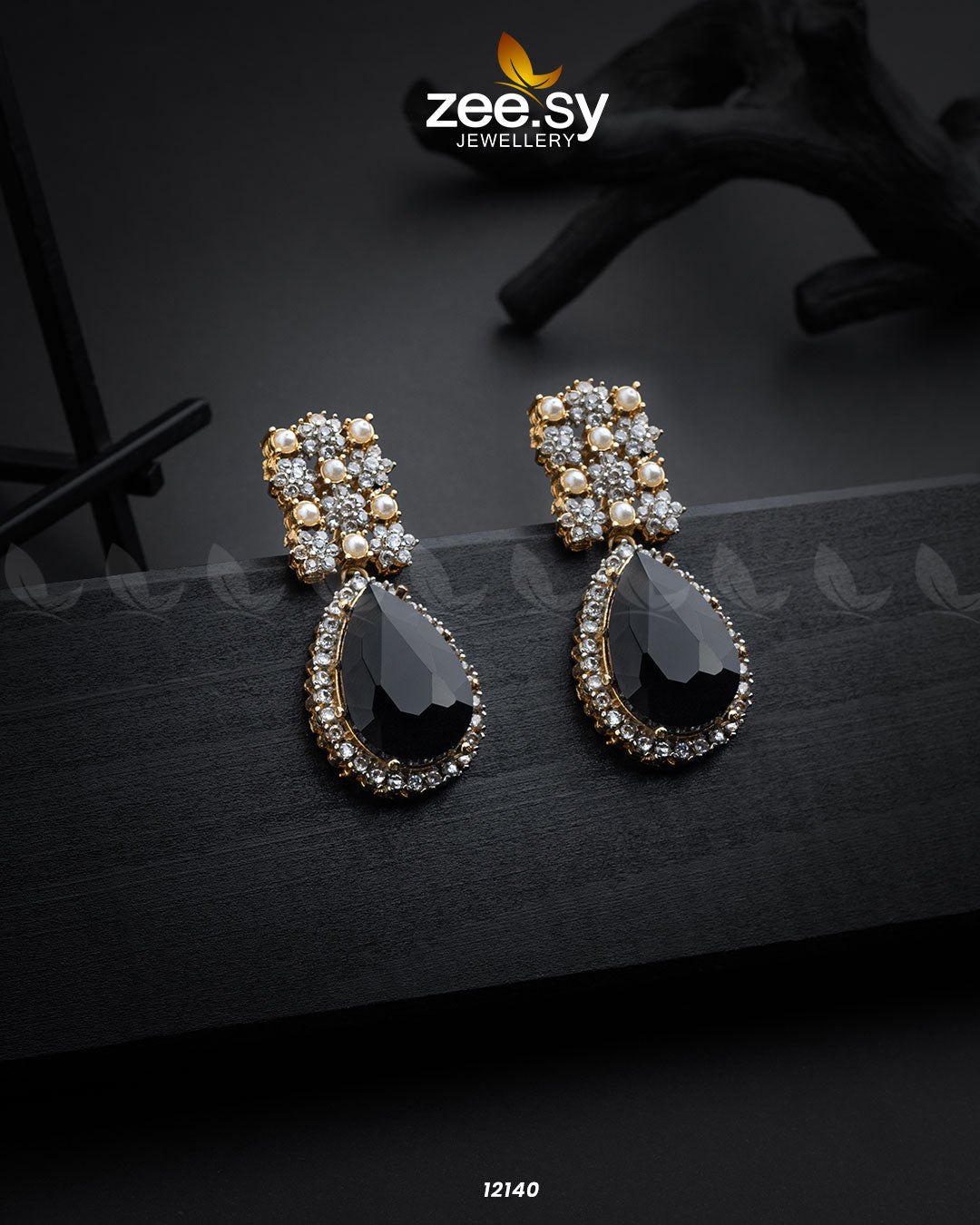 Amulet Earrings -  Zeesy Earrings - Original Designer Dress - House of Maryam
