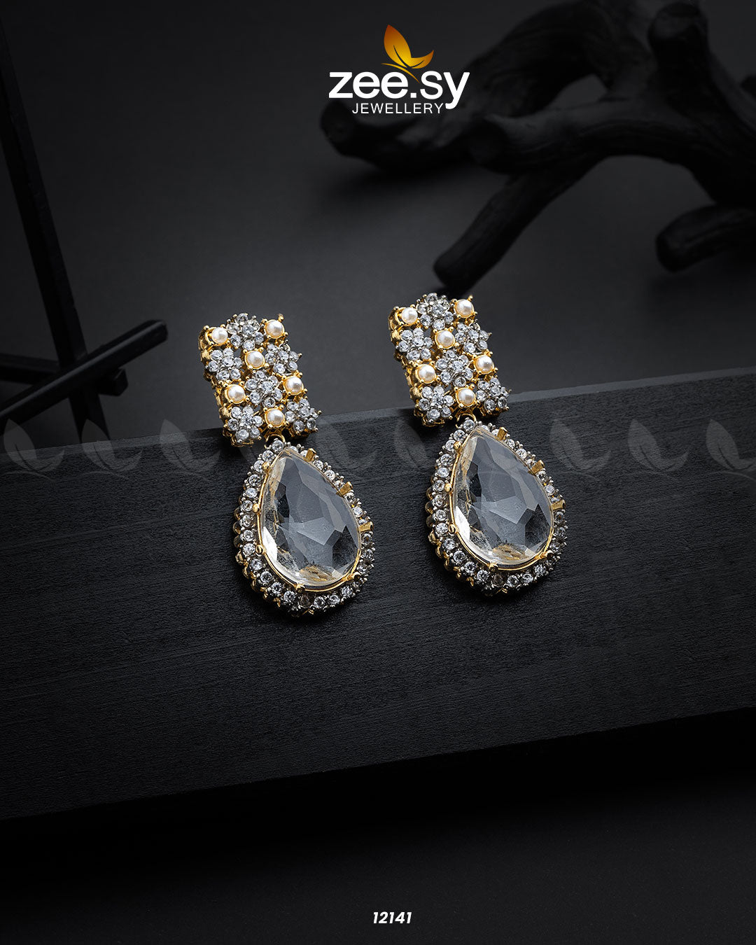 Amulet Earrings -  Zeesy Earrings - Original Designer Dress - House of Maryam