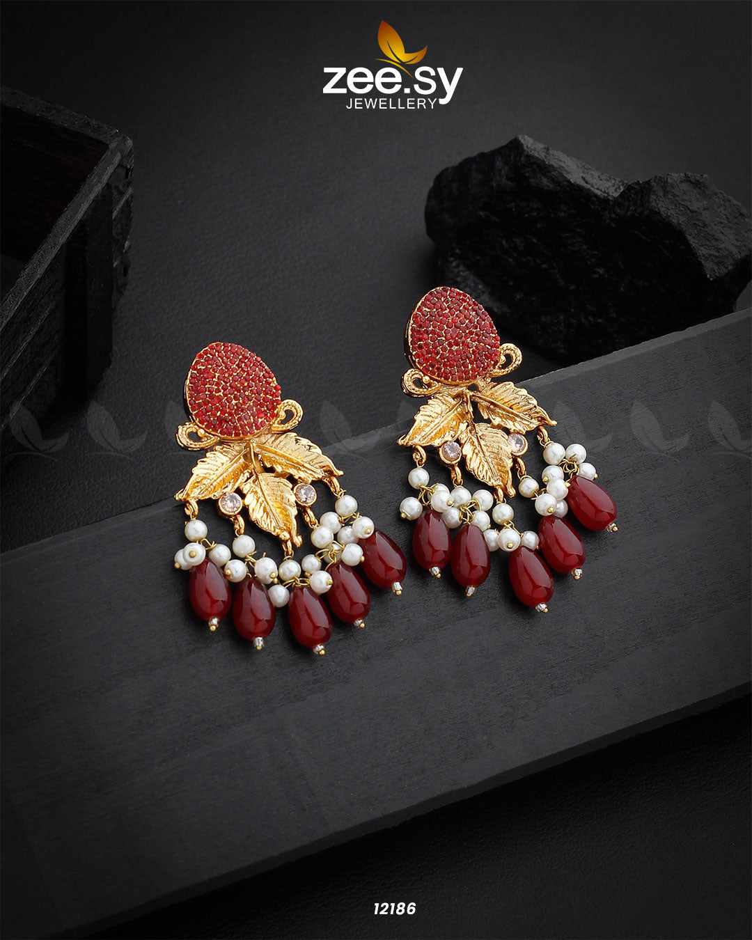 Gorgeous Studs Earrings -  Zeesy Earrings -  House of Maryam