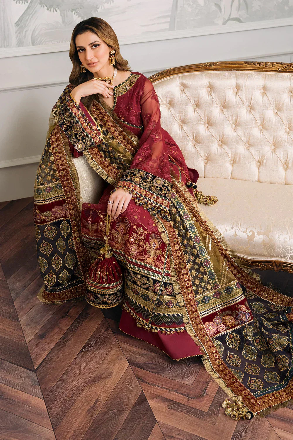 Baroque | Chantelle Embroidered Collection | CH12-07 -  Baroque Bridal - Original Designer Dress - House of Maryam