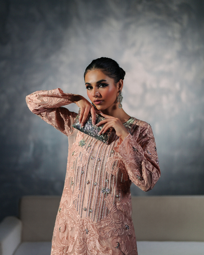 Vasal | Zyra Luxe Pret 26 | Peach Charm