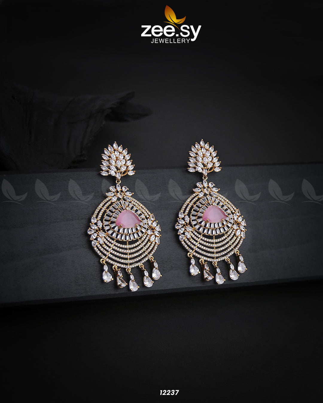 Earrings-0559 -  Zeesy Earrings - Original Designer Dress - House of Maryam